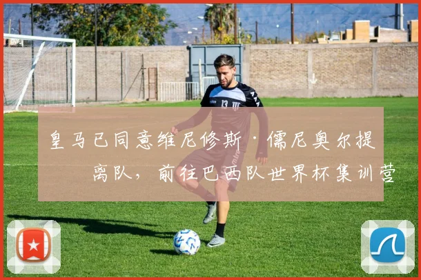 皇马已同意维尼修斯·儒尼奥尔提前离队，前往巴西队世界杯集训营——消息人士称